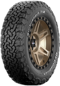 Grande plano da banda de rodagem BFGoodrich All Terrain T/A KO2 225/70 R17 110/107 S RWL