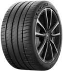 Grande plano da banda de rodagem Michelin Pilot Sport 4 S 345/30 R20 106 Y