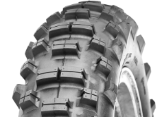 Grande plano da banda de rodagem Deli Tire SB-121 140/80-18 70 R Rear TT M/C FIM ENDURO COMPETITION