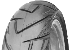 Grande plano da banda de rodagem Deli Tire SB-128 110/80-17 57 R Front/Rear TL M/C