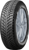 Grande plano da banda de rodagem Nexen N'Blue 4 Season 195/60 R14 86 H