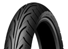 Grande plano da banda de rodagem Dunlop Arrowmax GT601 100/80-18 53 H Front TL