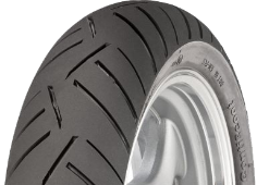 Grande plano da banda de rodagem Continental ContiScoot 120/70-14 55 P Front TL
