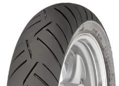 Grande plano da banda de rodagem Continental ContiScoot 120/70-11 50 L Rear TL M/C