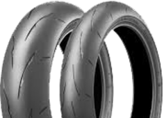 Grande plano da banda de rodagem Bridgestone Battlax Classic Racing CR11 150/65 R18 Rear TL NHS
