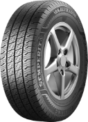 Grande plano da banda de rodagem Semperit Van-All Season 215/70 R15 109 S C