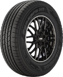 Grande plano da banda de rodagem Hankook Dynapro HT RH12 245/70 R17 119/116 S LT