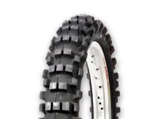 Grande plano da banda de rodagem Dunlop D952 110/90-18 61 M Rear TT (E)