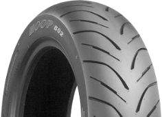 Grande plano da banda de rodagem Bridgestone B 02 150/70-14 66 S Rear TL