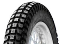 Grande plano da banda de rodagem Pirelli MT 43 Pro Trial 2.75-21 45 P Front TL M/C