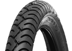 Grande plano da banda de rodagem Metzeler ME 22 3.25-18 59 P Front/Rear TT RF
