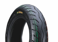 Grande plano da banda de rodagem Duro DM1059 80/80-14 53 L TL M/C