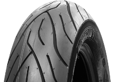 Grande plano da banda de rodagem Michelin Commander II 110/90 B18 61 H Front TL/TT M/C