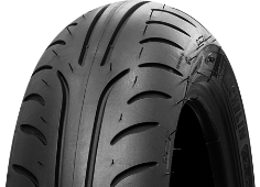 Grande plano da banda de rodagem Michelin Power Pure SC 130/70-12 62 P Rear TL M/C RF