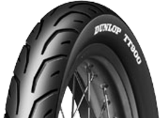 Grande plano da banda de rodagem Dunlop TT900 2.50-17 43 P Front/Rear TT